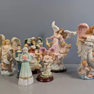 Collection of Seven Angel Figurines