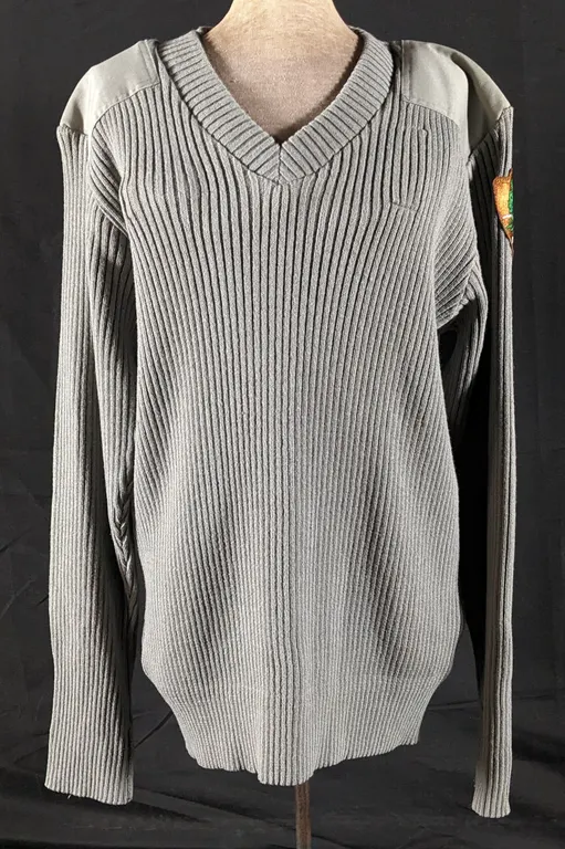 VINTAGE NATIONAL PARK SERVICE UNIFORM SWEATER SHIRT R&R SIZE L-M