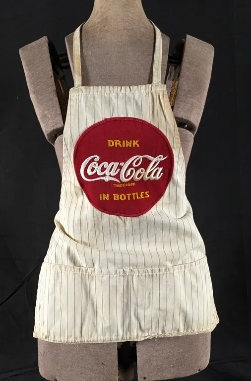 VINTAGE COCA COLA UNIFORM APRON