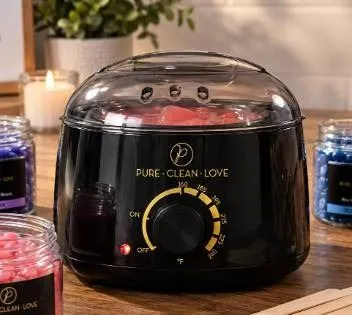 Pure Clean Love Wax Warmer Kit With Jars