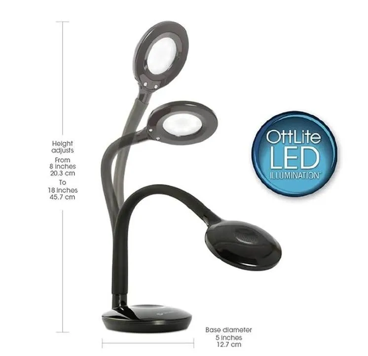 OttLite Soft Touch Flex LED Desk Lamp