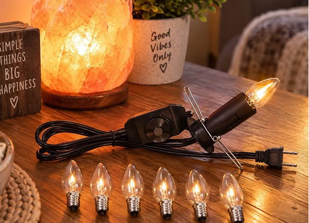 OHLGT Replacement Cord with Salt Lamp Bulbs