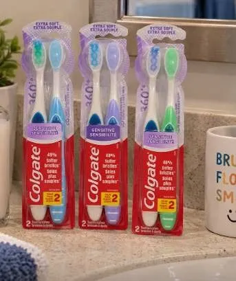Colgate Sensitive Toothbrush Packs, Set of 3