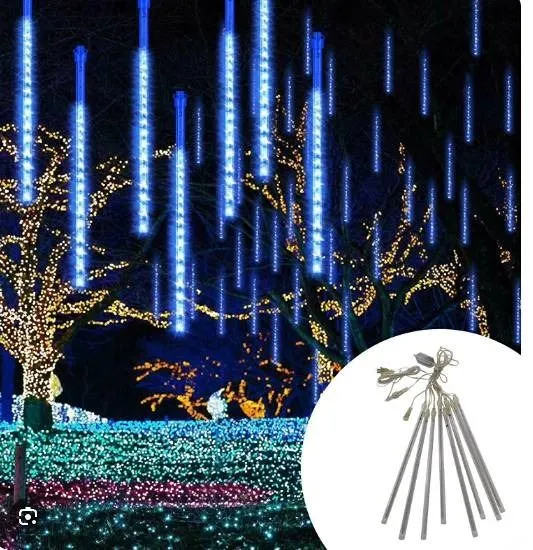LED Shower Meteor Rain Light 8pcs 30cm