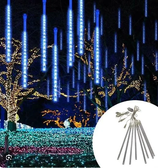 LED Shower Meteor Rain Light 8pcs 30cm