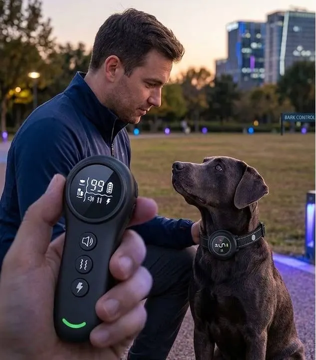 A+H 2-in-1 Dog Training & Bark Collar Set