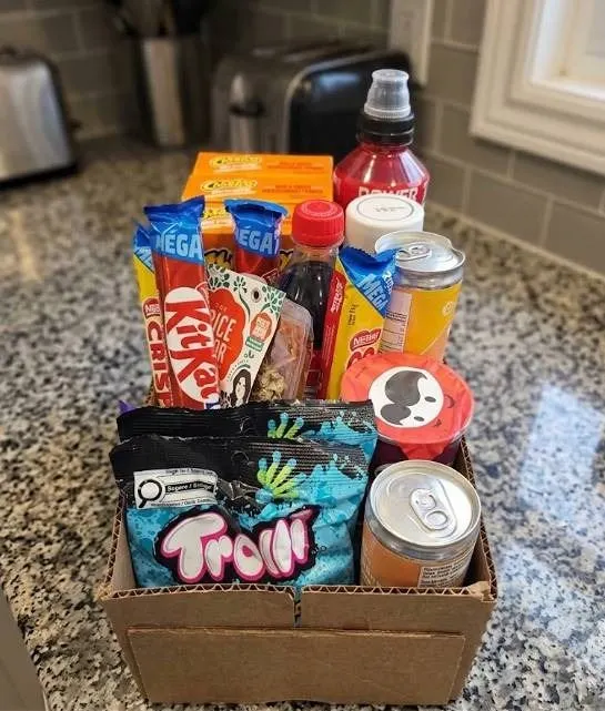 Snack And Drink Variety Box