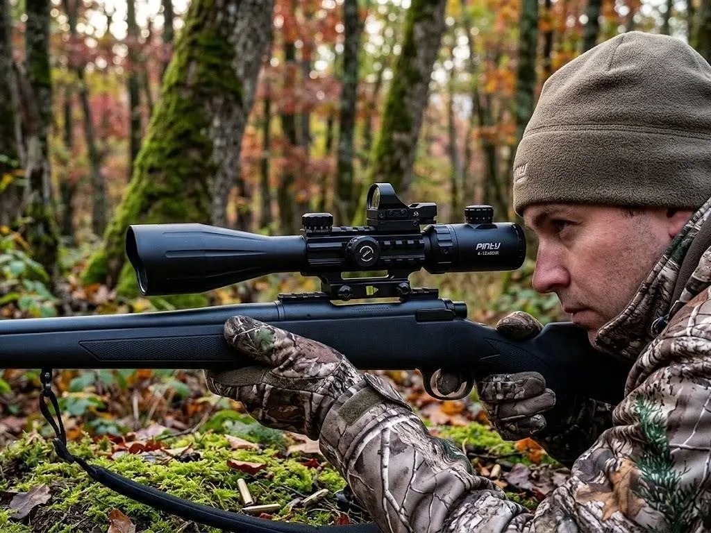 Pinty 4-12x50 IR Scope with Dot Sight Kit