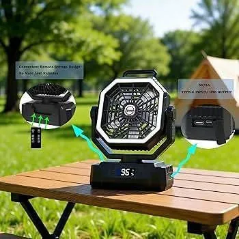 Battery Fan D10 Boxed 15W DC 5V