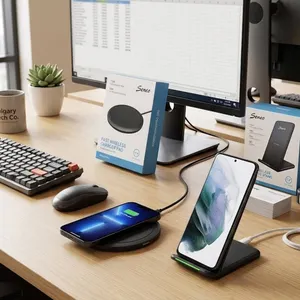 Seneo Wireless Charger Pad and Stand Set