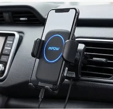 Mpow Auto-Lock Wireless Car Charger Mount