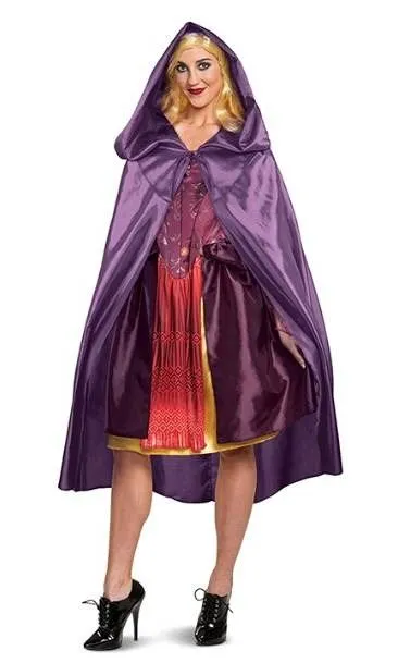 Disney Hocus Pocus Sarah Adult Costume Cape