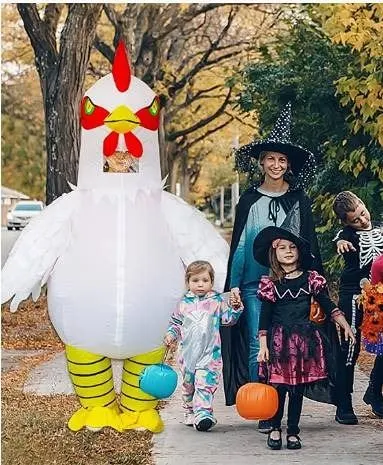 Adult Inflatable Chicken Costume