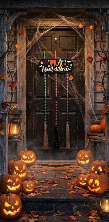 Halloween Decor Set I Smell Children Sign