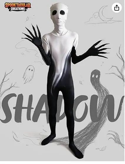 Spooktacular Creations Shadow Demon Costume 10-12Y