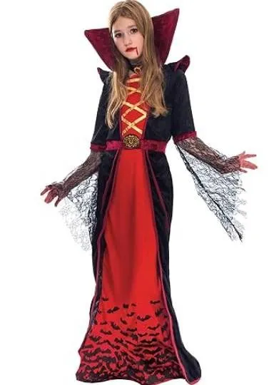 Spooktacular Creations XXL Black Red Vampire Costume