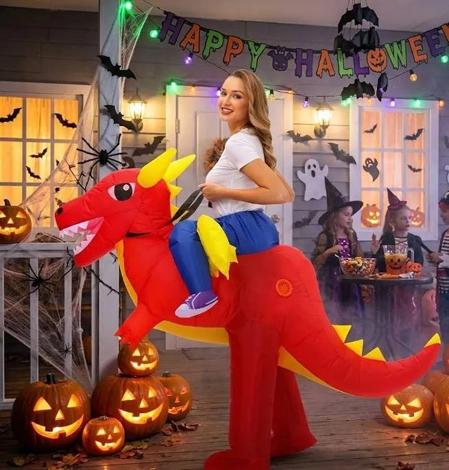 Inflatable Ride on Dragon Costume