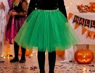 Green Tulle Ballet Skirt Size 3