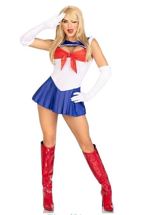 Leg Avenue Sexy Sailor Costume S/P 3-Piece Set