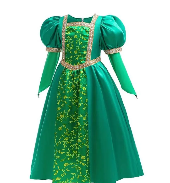 Child's Green Princess Costume Dress Size 120