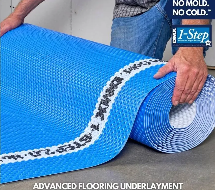 DMX 1-STEP 2.0 Advanced Vapor Barrier Underlayment 42x29in 100sqft