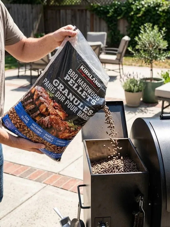 Kirkland BBQ Hardwood Pellet Granules 18kg