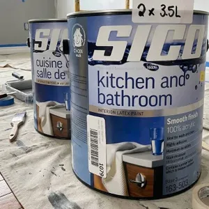 Sico Kitchen & Bathroom Paint 3.5L, 2 Cans