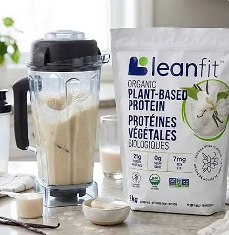 Leanfit Organic Plant-Based Protein, 2kg, Vanilla