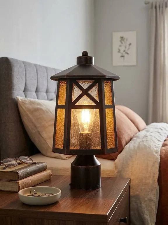JCSTEU Table Lamps Pair, Retro Design, IP23