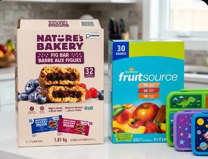 Nature's Bakery Fig Bar and SunRype Fruit Bars