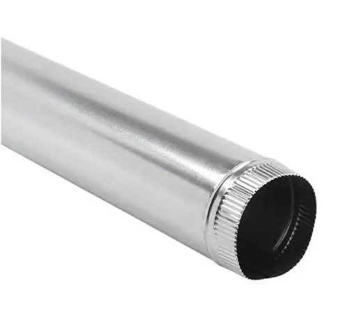 LOT OF 2 - 4" x 60" Standard Gauge Metal Pipes Bundle