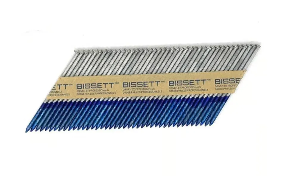 Bissett 3-1/4" x .120 Paper Tape Nails, 3000ct