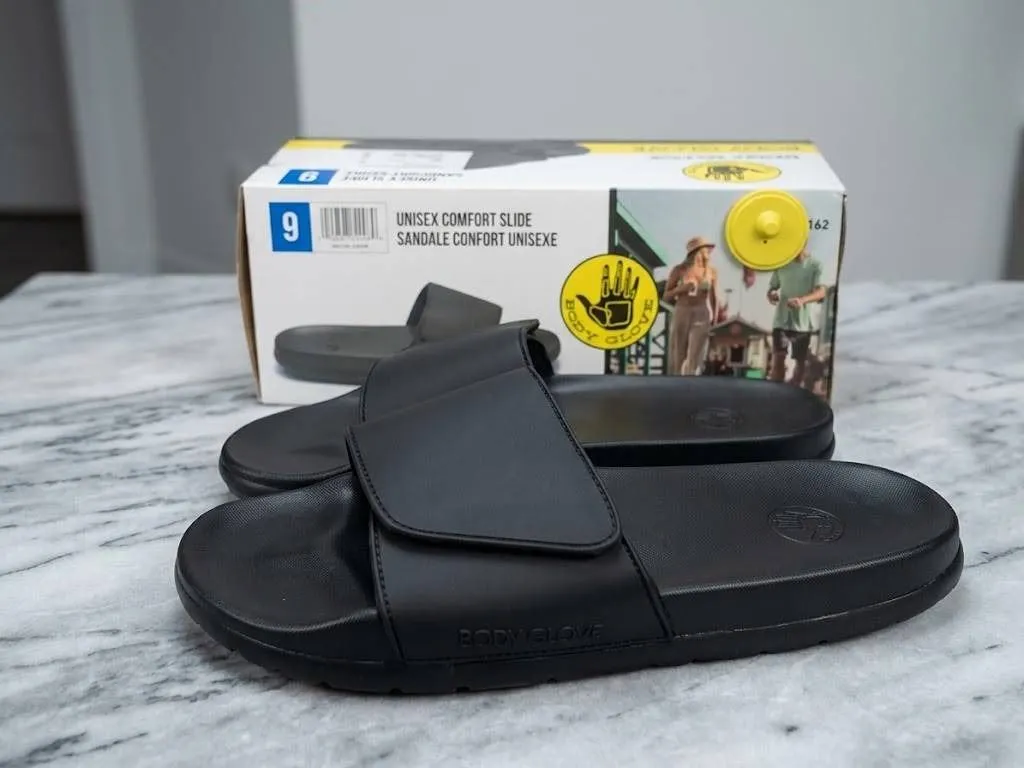 Body Glove Unisex Comfort Slide Black Size 9