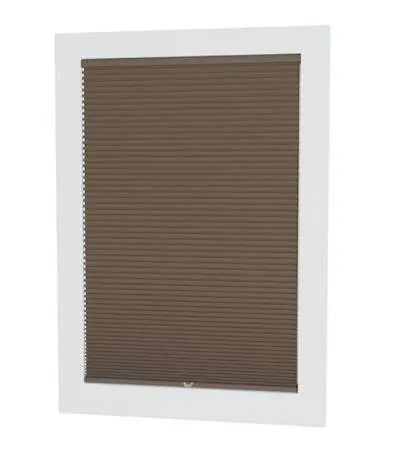 Landon & Co 1.5-In Blackout Cordless Shade 58"x64" Brown