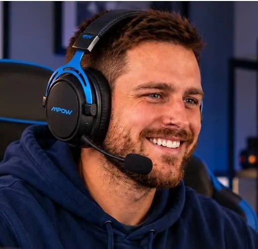 Mpow Air Wireless Gaming Headset Blue