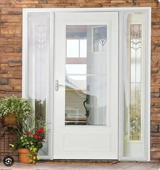 Larson White EasyHang Storm Door 34x80-81