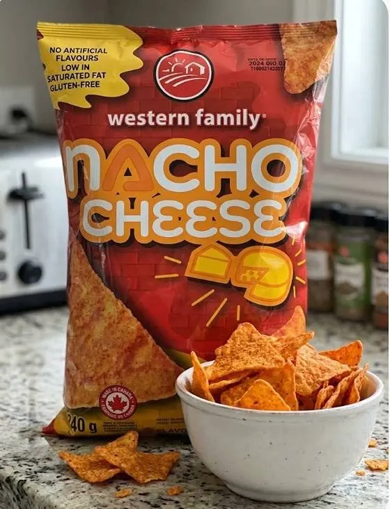 Western Family Nacho Cheese Tortilla Chips 240g