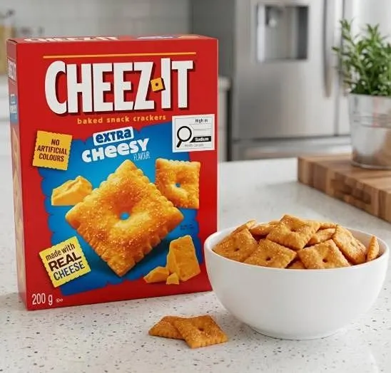 6 Cheez-It Extra Cheesy 200g Boxes