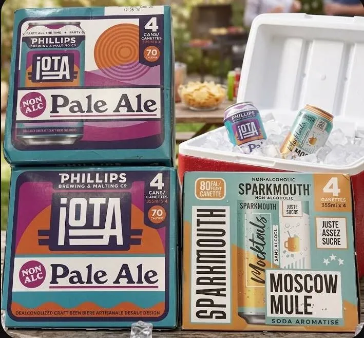 Phillips iOTA Pale Ale & Sparkmouth Moscow Mule 16x355ml