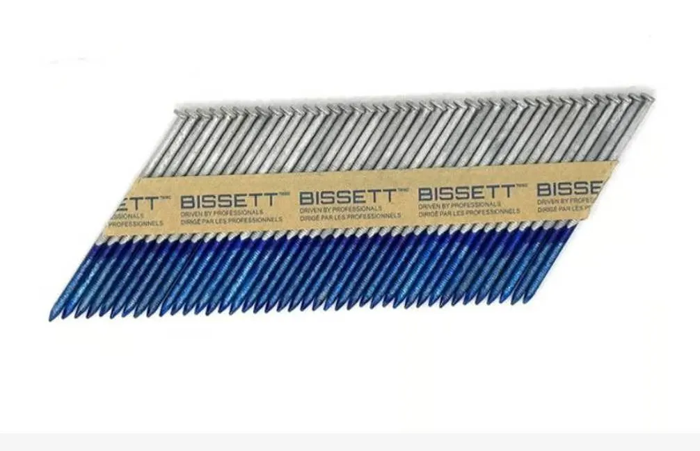 Bissett 3" x .120 31° Ring Shank Nails 3000ct