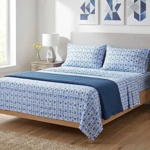 Comfy Bamboo Queen 4PC Sheet Set 9800 Series Blue minions