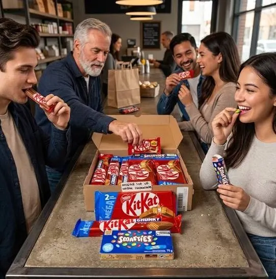 Lot of Nestlé KitKat Mega Bars And Smarties