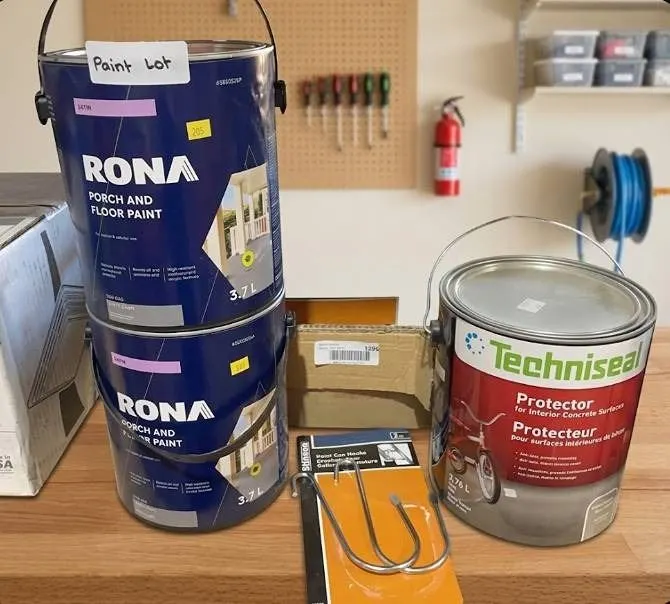 Rona Porch Paint, Techniseal Protector, Can Hooks