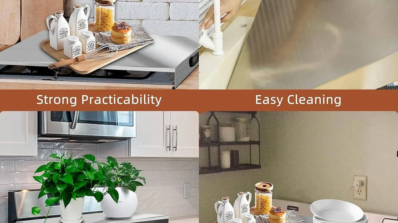 Stainless Steel Stove Top Cover 30x22x3 in