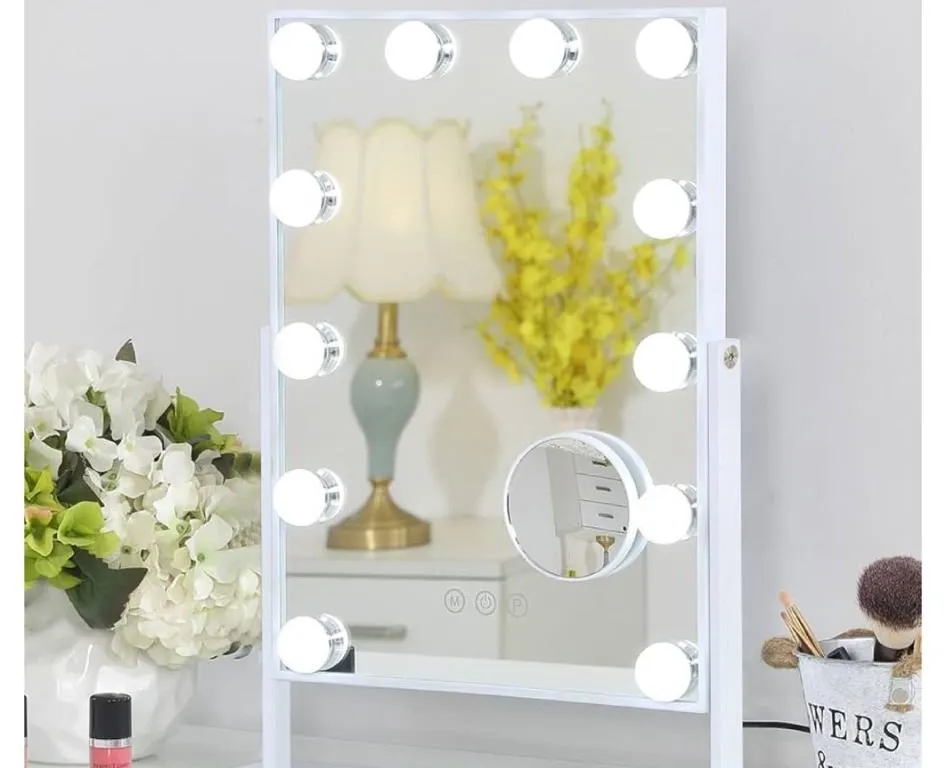 FENCHILIN Hollywood Makeup Mirror 12 Bulbs