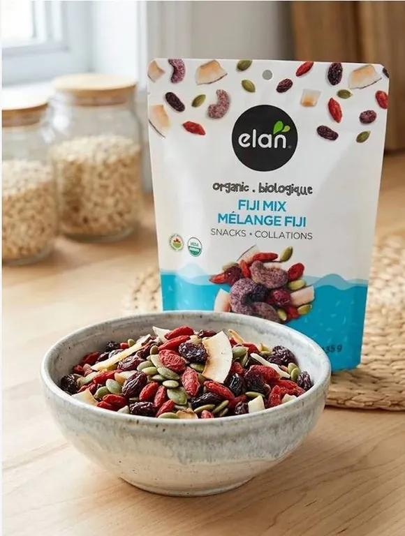Elan Organic Fiji Mix 135g Snack Pack
