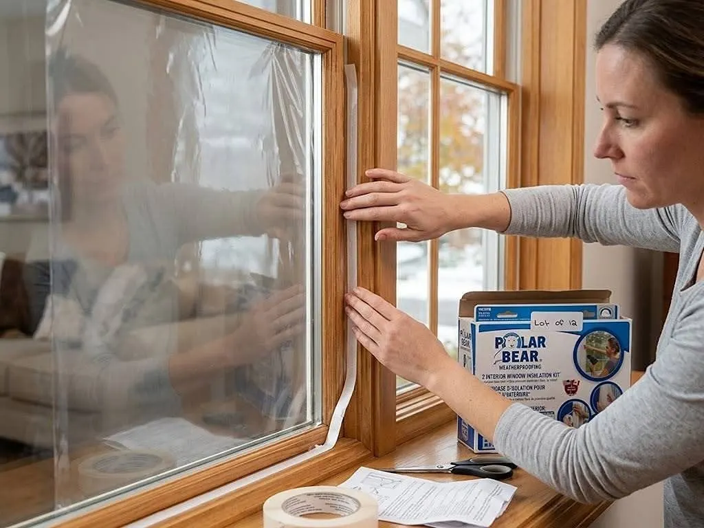 12 Polar Bear Indoor Window Insulation Kits