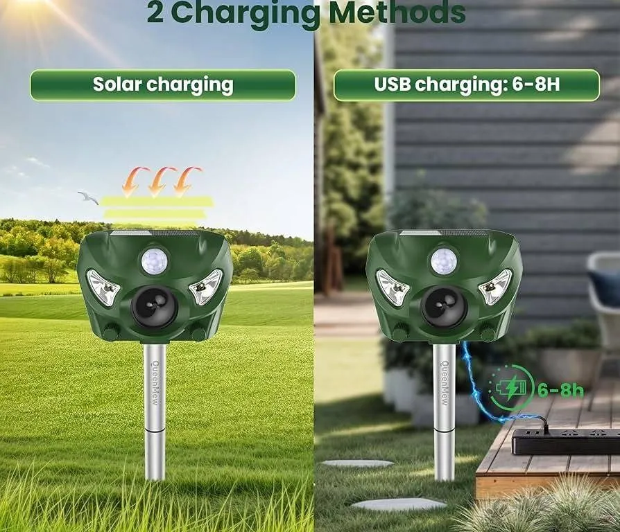 Outsweat Ultrasonic Solar Animal Repeller