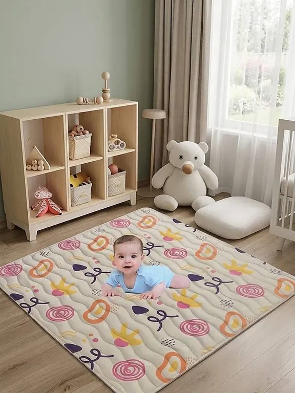 Space Seal Kids Play Mat 71x59in Polyester