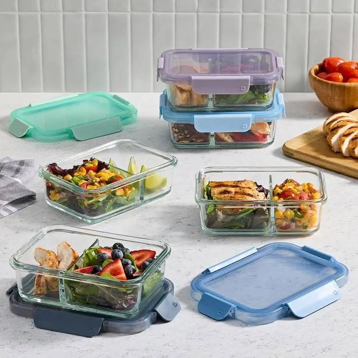 5 Ello Glass Food Storage Containers